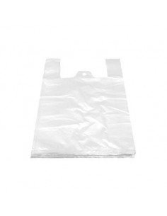 Taška Mini bílá 100ks 16x20+9cm - Úklidové a ochranné pomůcky Obalový materiál Mikrotenové tašky